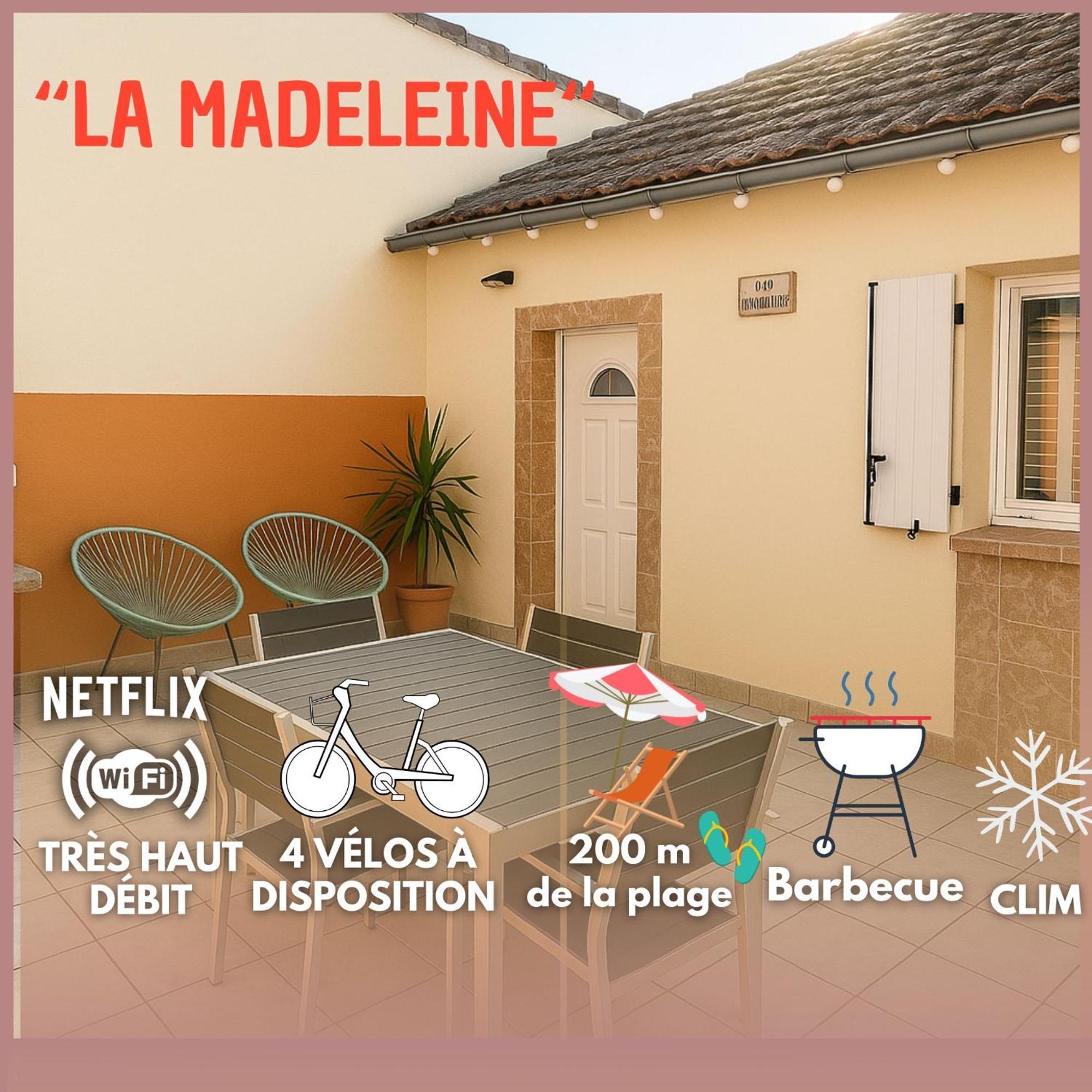 La Madeleine, 4 Velos, 200m De La Plage, Clim, Terrasse, Barbecue Holiday home *